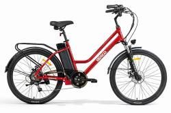 Электровелосипед Eltreco Moon красный купить в Воронеже