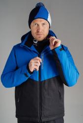 Утеплённая прогулочная лыжная куртка Nordski Montana Blue-Black мужская NSM428170 купить в Воронеже