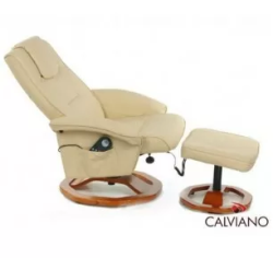 TV-кресло Calviano 20 с пуфом (бежевое, массаж) купить в Воронеже